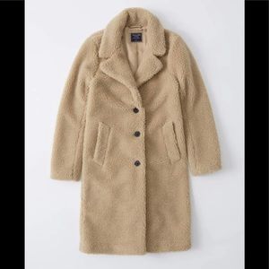 Abercrombie & Fitch Sherpa Dad Coat